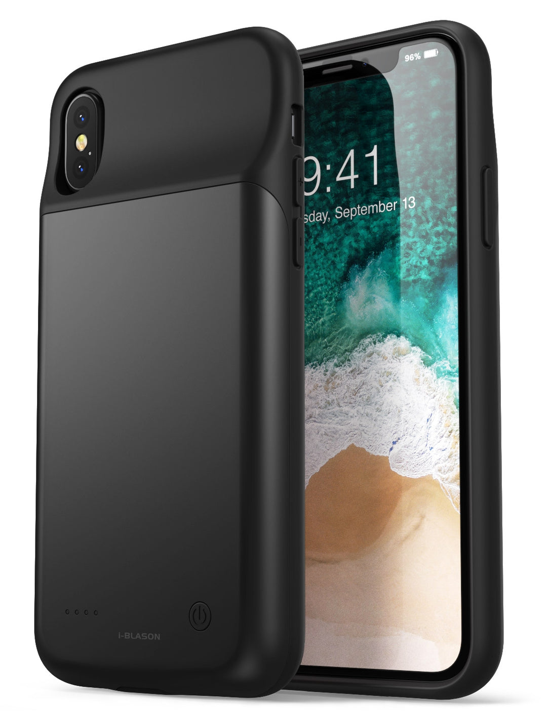 iPhone XS X Battery Case-Black i-Blason