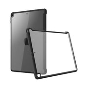 iPad 10.2 inch (2019 | 2020 | 2021) Halo Smart Keyboard Compatible Clear Bumper Case-Black