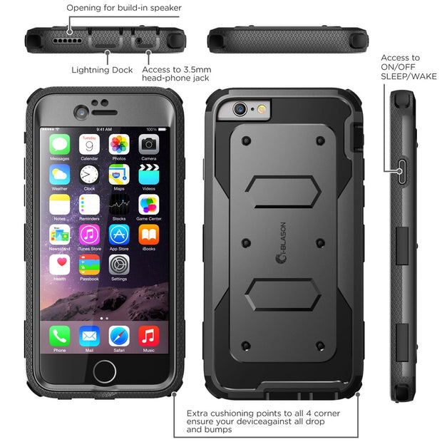 iPhone 6S | 6 Armorbox Case-Black