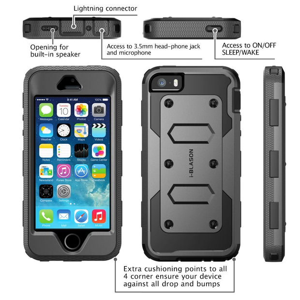 iPhone SE Armorbox Case(open box)-Black