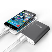 Aero 7800mAh Dual Port Ultra Compact External Battery Portable Charger-Black
