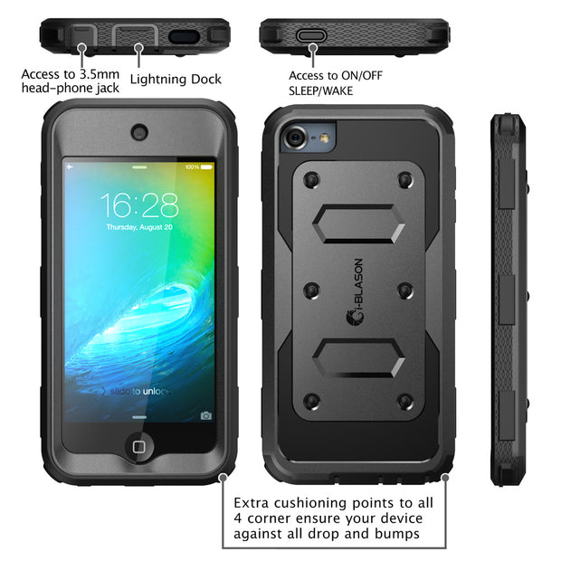 iPod Touch 5 | 6 | 7 Gen Armorbox Case-Black