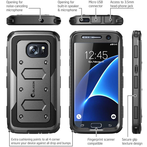 Galaxy S7 Armorbox Case(open box) - Black