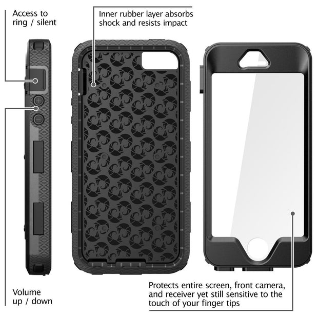 iPhone SE Armorbox Case(open box)-Black