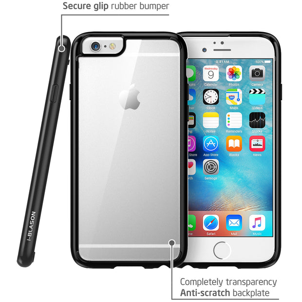 iPhone 6S Plus | 6 Plus Halo Case-Clear/Black