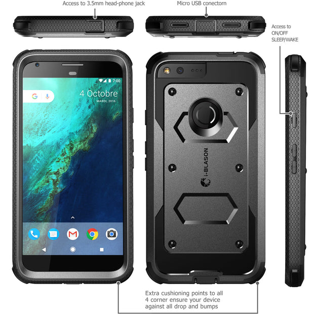 Google Pixel XL Armorbox Case(open box)-Black