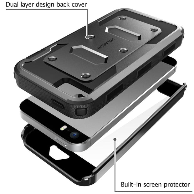 iPhone SE Armorbox Case(open box)-Black