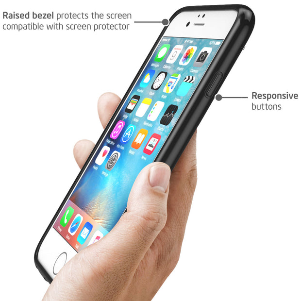 iPhone 6S Plus | 6 Plus Halo Case-Clear/Black