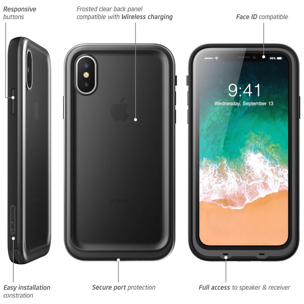 iPhone XS | X Aegis Waterproof Case-Black