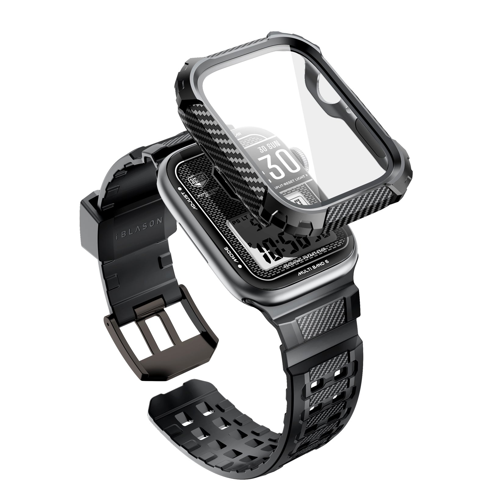 Armorbox Case Apple Watch 45mm | Armorbox Case - Black | i-Blason