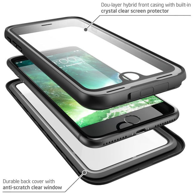 iPhone 8 Plus | 7 Plus Aegis Waterproof Case-Black