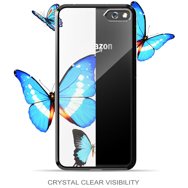 Amazon Fire Hybrid Clear Case-Clear/Black