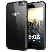 Amazon Fire Hybrid Clear Case-Clear/Black