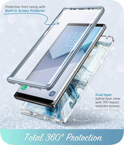 Galaxy Note9 Cosmo Case - Marble Blue