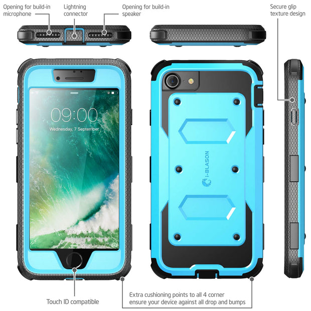 iPhone SE Armorbox Case-Blue