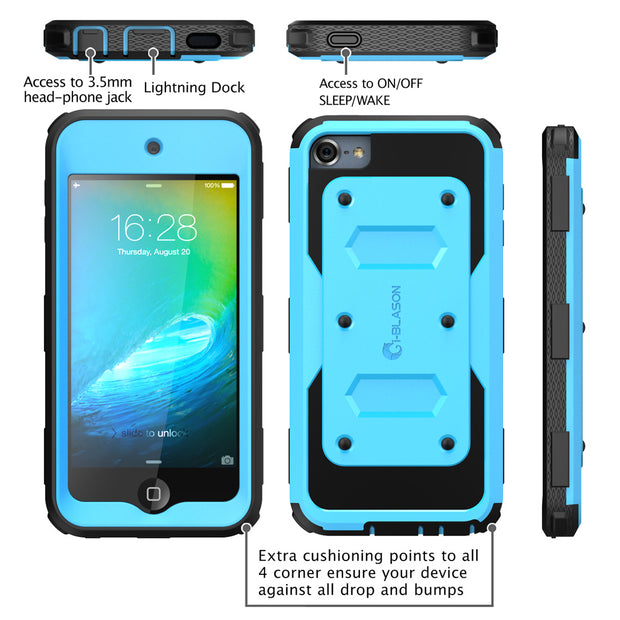 iPod Touch 5 | 6 | 7 Gen Armorbox Case-Blue