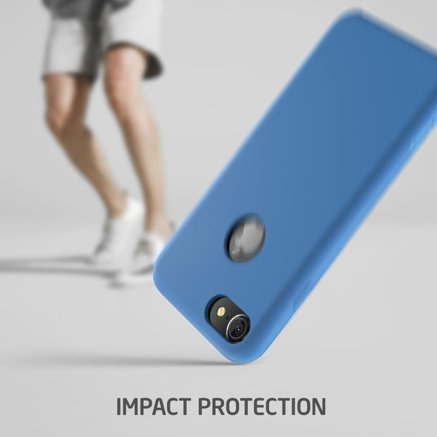 iPhone 7 Plus Silicone Case-Blue