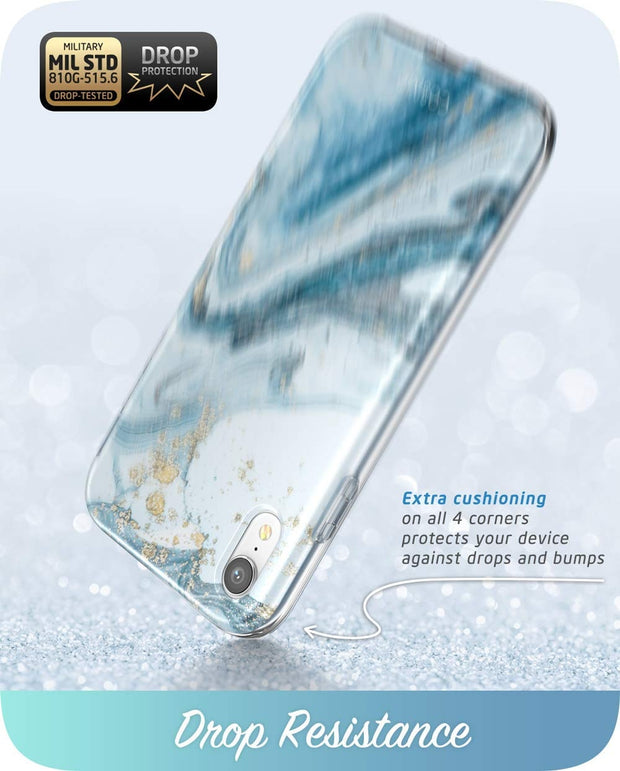 iPhone XR Cosmo Case-Marble Blue