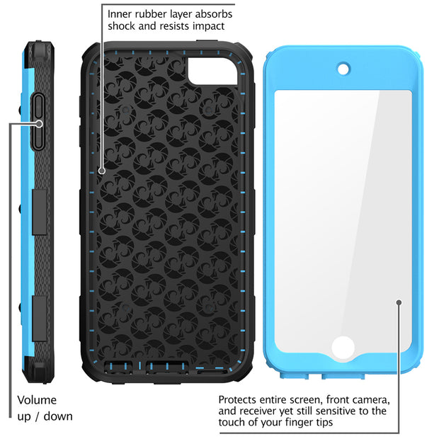 iPod Touch 5 | 6 | 7 Gen Armorbox Case-Blue