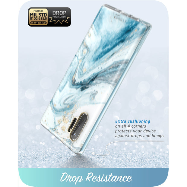 Galaxy Note10 Cosmo Case - Marble Blue