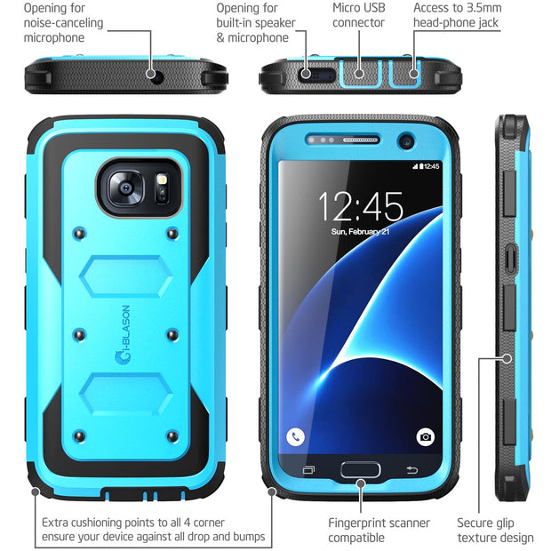 Galaxy S7 Armorbox Case - Blue