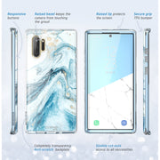 Galaxy Note10 Cosmo Case - Marble Blue