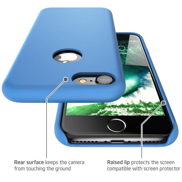 iPhone 7 Plus Silicone Case-Blue