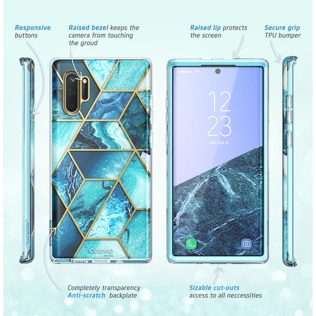 Galaxy Note10 Cosmo Case - Ocean Blue