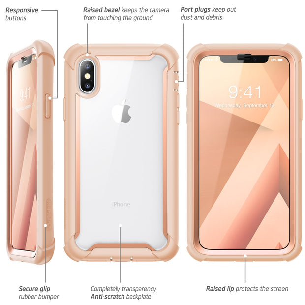 iPhone XS | X Ares Case-Blush Gold