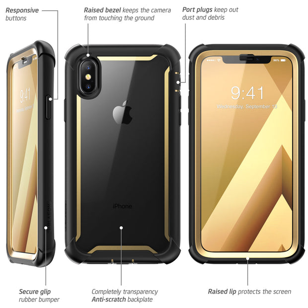 iPhone XS | X Ares Case-Gold