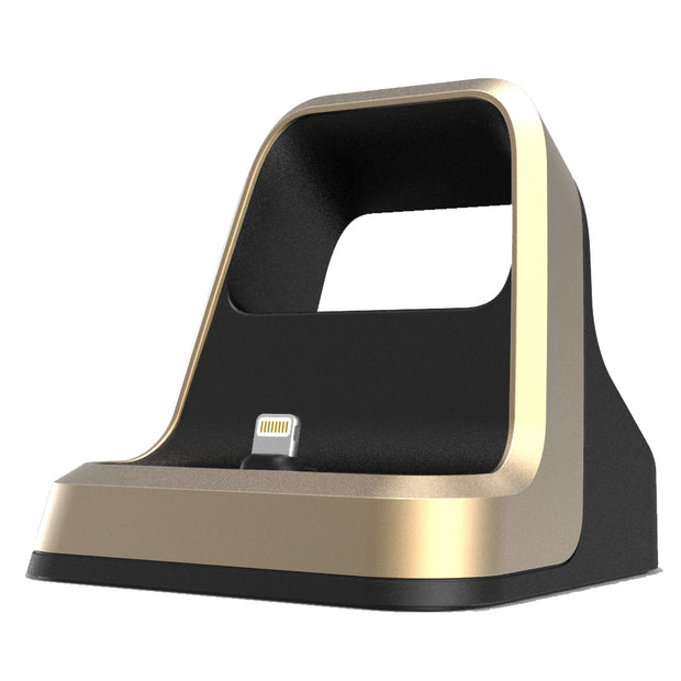 iPhone Charge + Sync Dock Multi-Port Charging Station-Gold