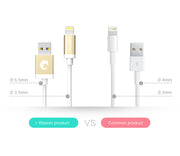 6ft Lightning Cable for Apple Devices - White