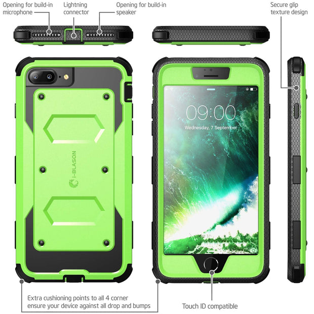 iPhone 7 Plus Armorbox Case-Green