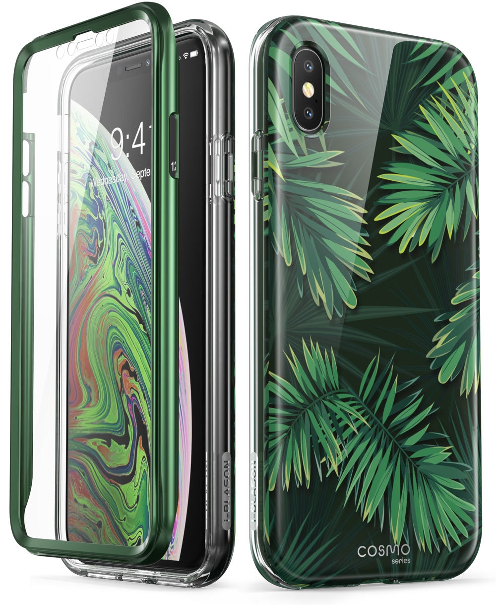 iPhone XS Max Cosmo Case-Dark Green i-Blason