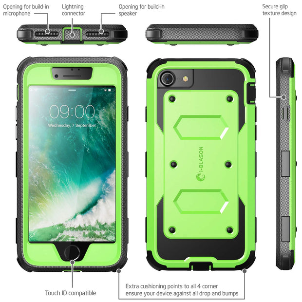 iPhone 8 | 7 Armorbox Case-Green