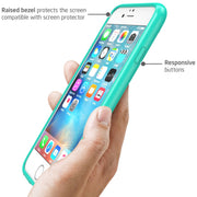 iPhone 6S Plus | 6 Plus Halo Case-Clear/Green