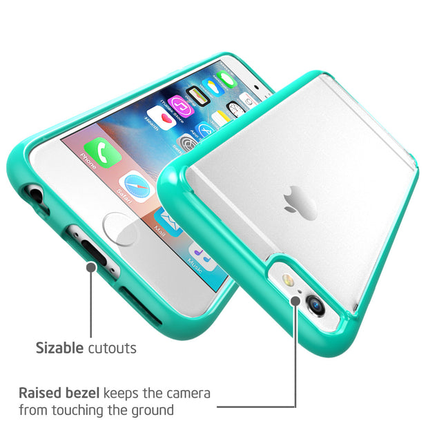 iPhone 6S Plus | 6 Plus Halo Case-Clear/Green
