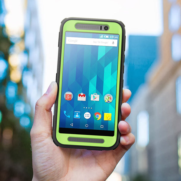 HTC One (M9) Armorbox Case-Green