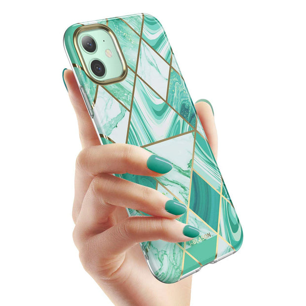 iPhone 11 Cosmo Lite Case-Marble Green