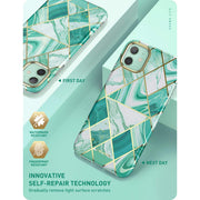 iPhone 11 Cosmo Lite Case-Marble Green