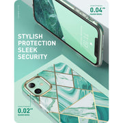 iPhone 11 Cosmo Lite Case-Marble Green