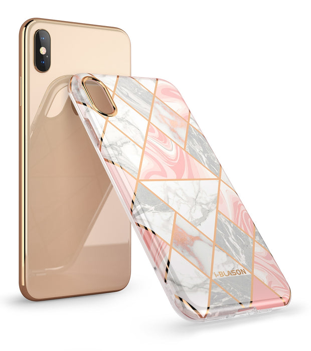 iPhone XS Max Cosmo Lite Case-Marble Pink