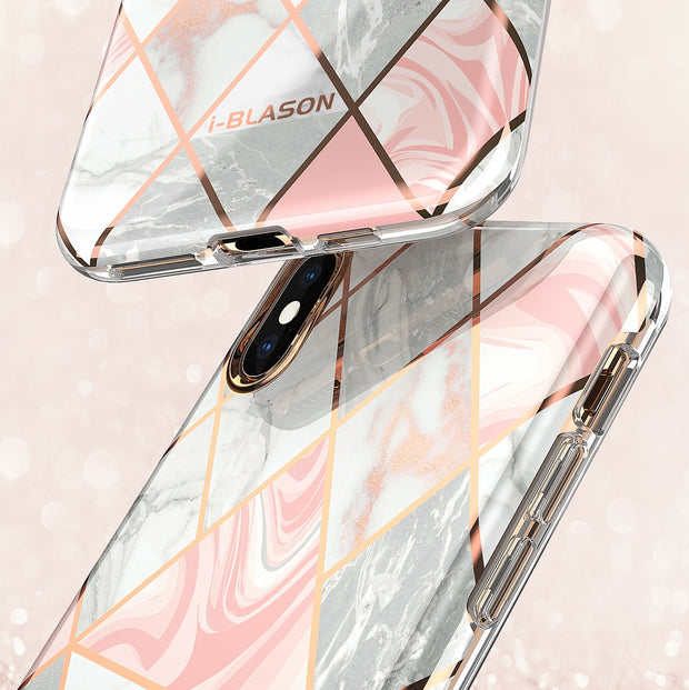 iPhone XS Max Cosmo Lite Case-Marble Pink