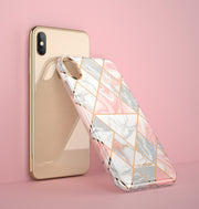 iPhone XS Max Cosmo Lite Case-Marble Pink