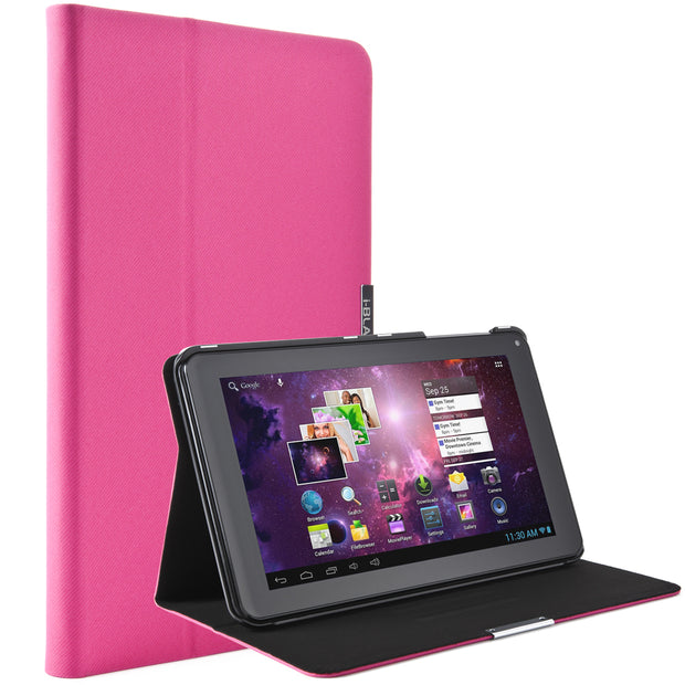 TMAX 9 Inch HD i-Folio Stand Case-Magenta