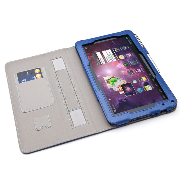 TMAX 9 Inch HD Leather Book Case-navy