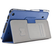 TMAX 9 Inch HD Leather Book Case-navy