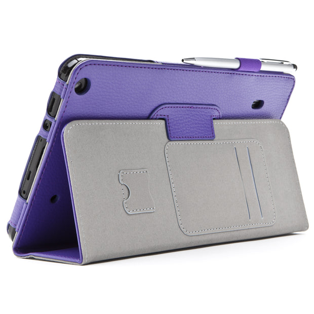 TMAX 9 Inch HD Leather Book Case-Purple
