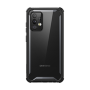 Galaxy A72 Ares Clear Rugged Case - Black
