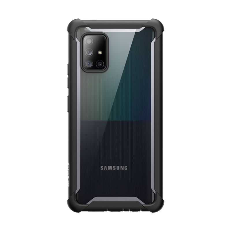 Galaxy A71 5G Ares Clear Rugged Case Black